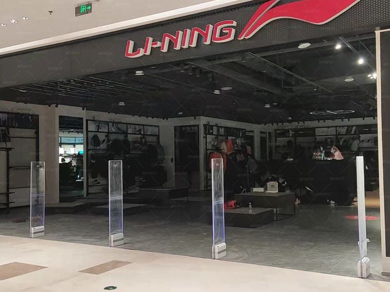 Li Ning varumärkesbutik installerade kubisk akustisk magnetisk stöldskyddsanordning AM9800